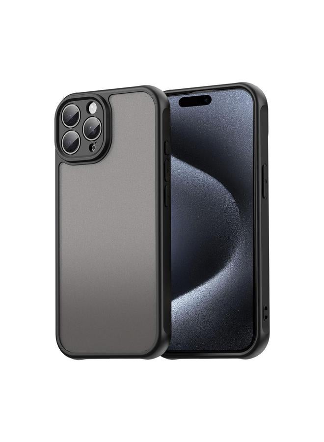 erorex Case For iPhone 15 Pro Max Fan Dun Series TPU Hybrid PC Frosted Phone Case - Image 1