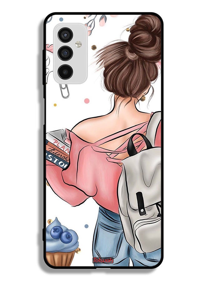 Tolwak Samsung Galaxy M52 5G Protective Case Cover Books In Hands - Image 2