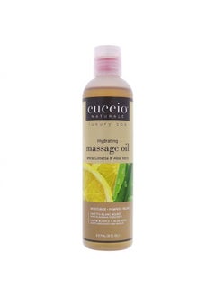 Naturale Massage Oil - Renewing, Moisturizing Body Oil For Massage Treatment - Leaves Skin Soft and Glowing - Paraben Free With Natural Ingredients - White Limetta and Aloe Vera - 8 oz