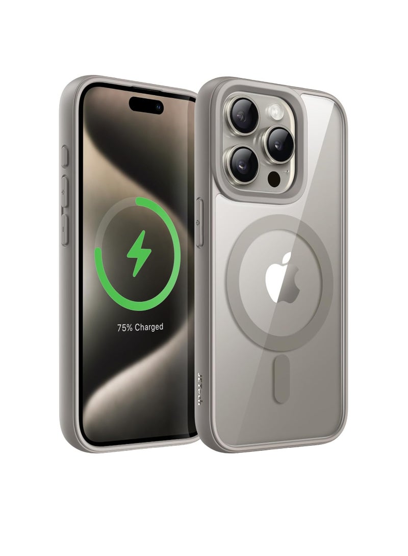 Case Magnetic Crystal Clear for iPhone 12/12 Pro (6.1 Inch) Case Magsafe [Not Yellowin Strong Magnets] Slim Phone Case Thin Cover - Image 1