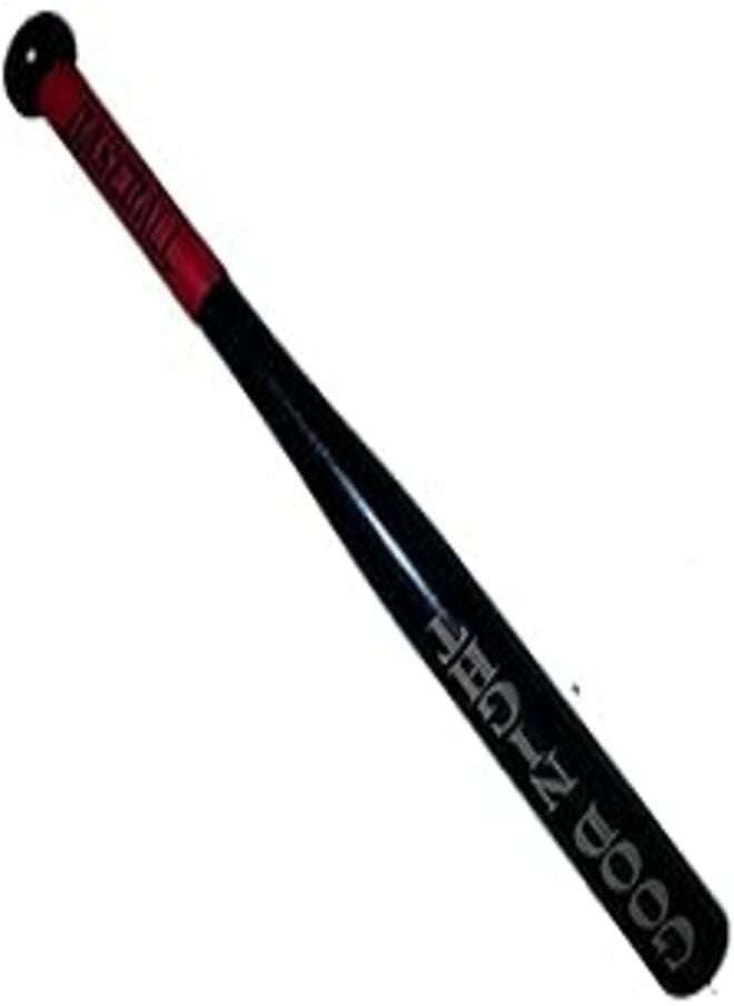 Generic black baseball stick 62 cm beech wood and leather at the handle Good Night 