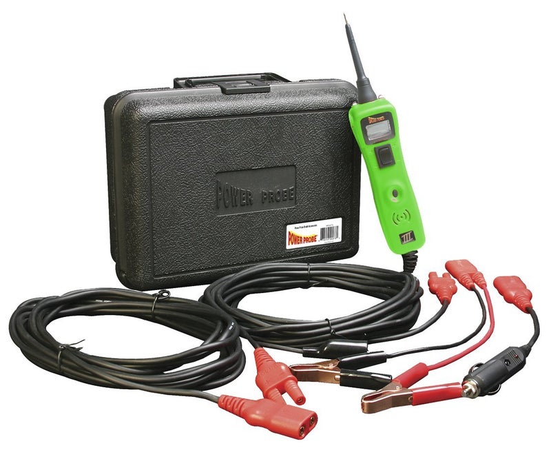 Power Probe III wCase Acc Green PP319FTCGRN Car Automotive Diagnostic Test Tool Digital Volt Meter ACDC Current Resistance Circuit Tester