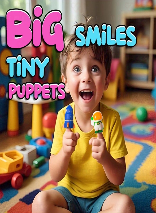 Wembley 5 Pcs Space Finger Puppet Toy for Kids| Soft and Mini Figure Toys for Boys and Girls| Great for Parties, Interactive and Imaginative Playtime| Ideal as Return Gifts for Kids (Space) - Image 5