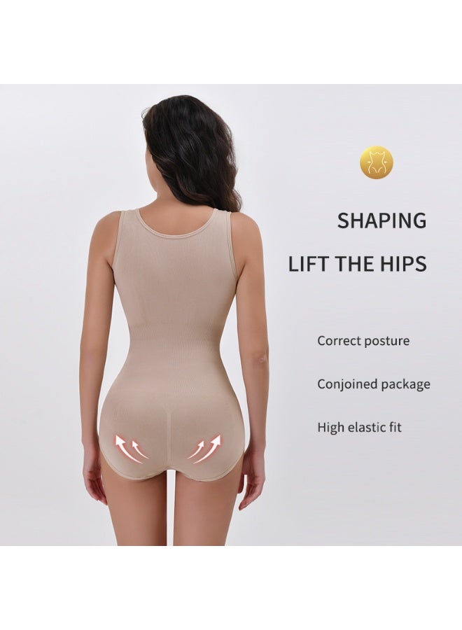Magic Park Womens Shapewear, Waist Trainer Bodysuit For Women,Full Body Shaper,Tummy Control Shapewear,Ladies Round Neck Bodysuit,Sculpting Shaper Tank Top Bodysuits,Snatched Waist Body Suit - Image 3