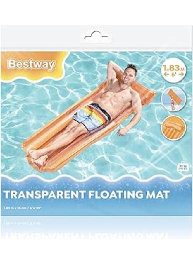Bestway Transparent Floating Mat – 6' x 30"