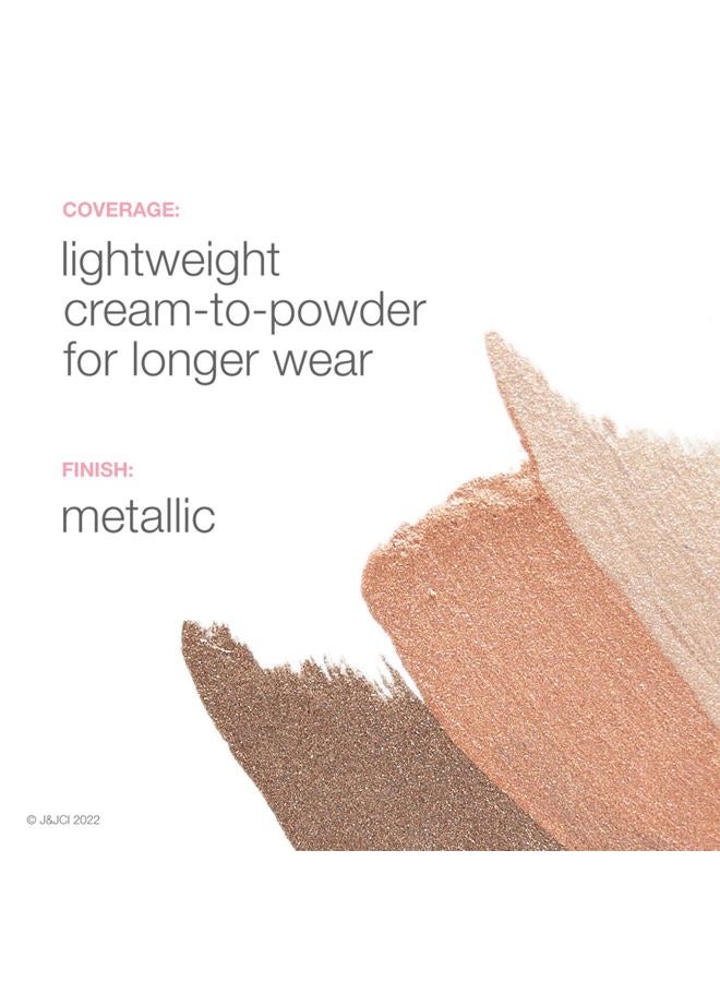 Neutrogena Sensitive Skin Eyeshadow + Primer, a Longwearing, 2-in-1 Metallic Eyeshadow for Sensitive Skin with Pro-Vitamin B5, Lightweight Cream-to-Powder Formula, Warm Taupe, 0.22 oz - Image 3