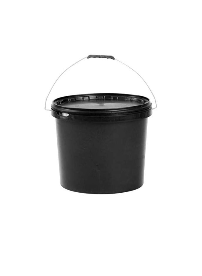 Beorol ABS Bucket with Lid and Flexible Metal Handle for Bricklayers Gardeners Hobby Painters 18L - Image 1
