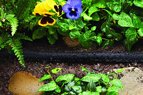 Gardena CONTINENTAL CFH50 Flat Soaker Hose 50 ft Black