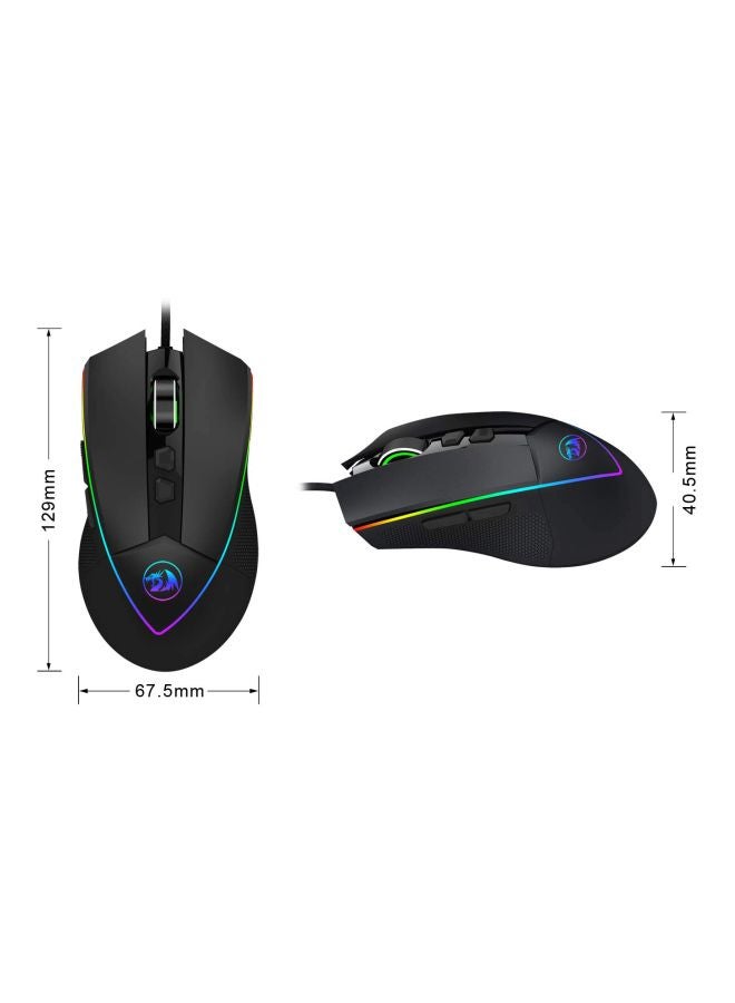REDRAGON Emperor Wired Gaming Mouse Black - Image 4