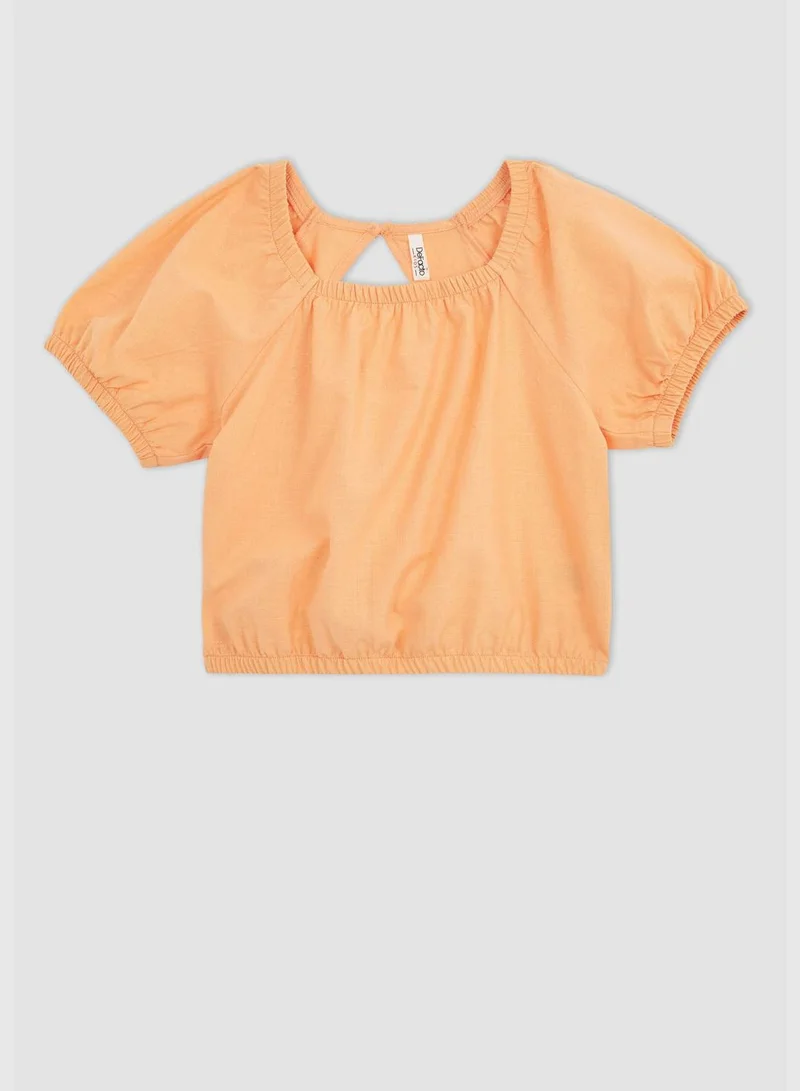 DeFacto 2 Pieces Girl Relax Fit Short Sleeve Woven set