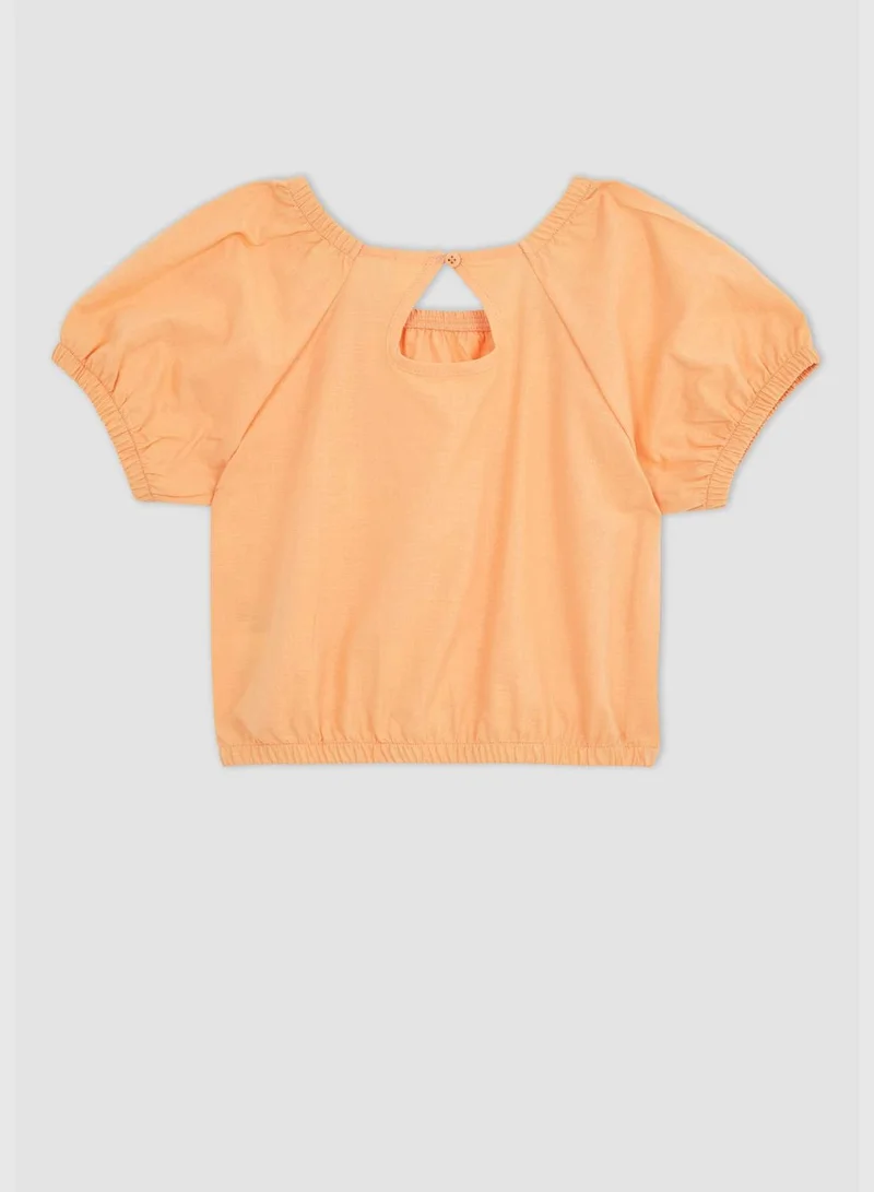 DeFacto 2 Pieces Girl Relax Fit Short Sleeve Woven set