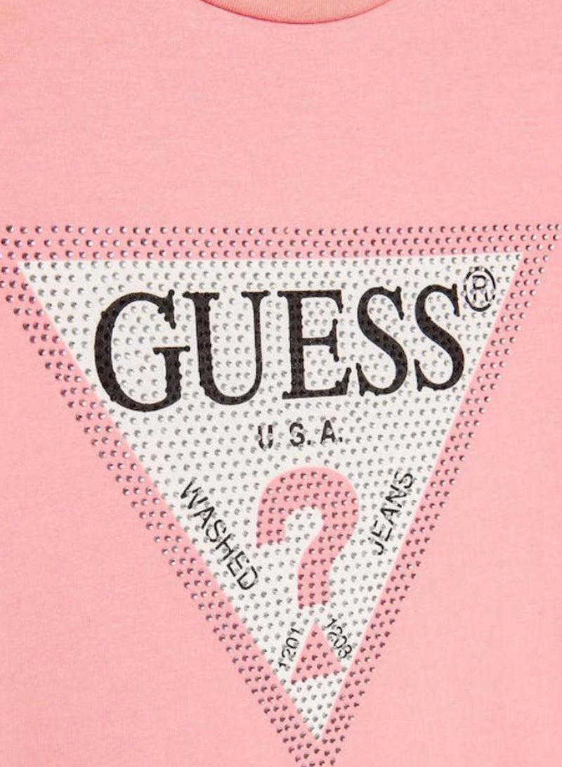 GUESS Youth Graphic Crew Neck T-Shirt - Image 3