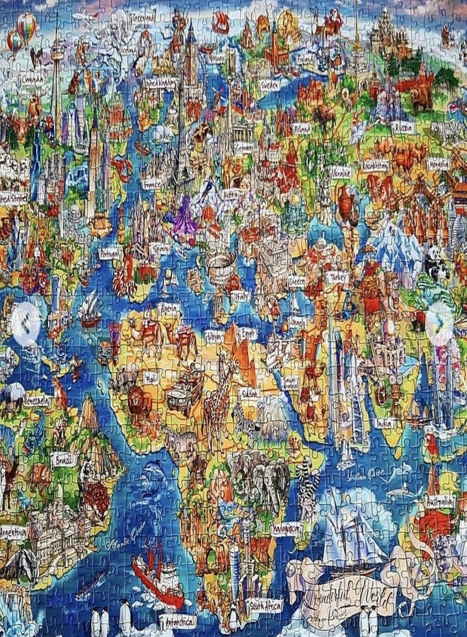 Gibsons Puzzle: 1000 Wonderful World - Image 3