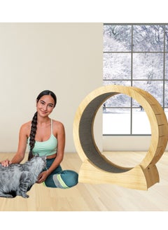 كيدل قطط رياضة عجلة المطحنة 75kg الوزن الأقصى جولة حافة قابل للتعديل سرعة قابل للفصل تصميم مثاليّ لأنّ داخليّ قطط داخليّ قطط يركض عجلة  - Image 5
