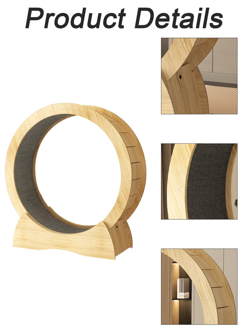 كيدل قطط رياضة عجلة المطحنة 75kg الوزن الأقصى جولة حافة قابل للتعديل سرعة قابل للفصل تصميم مثاليّ لأنّ داخليّ قطط داخليّ قطط يركض عجلة  - Image 3