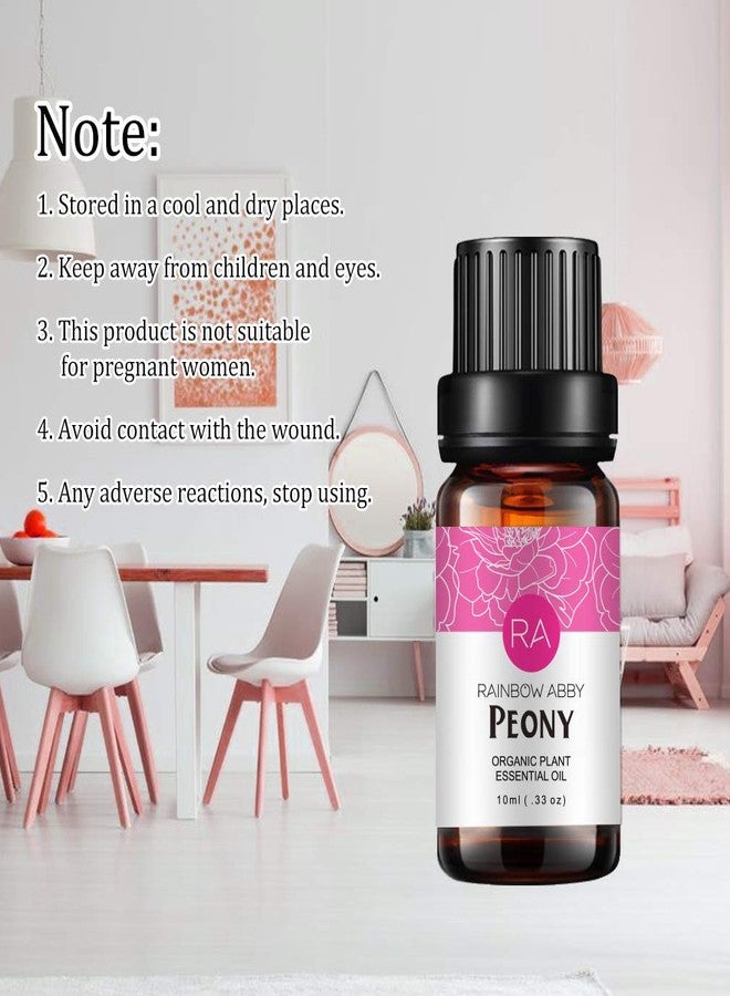 Rainbow Abby 2-Pack Peony Essential Oil 100% Pure Oganic Plant Natrual Flower Essential Oil for Diffuser Message Skin Care - 10ML - Image 5