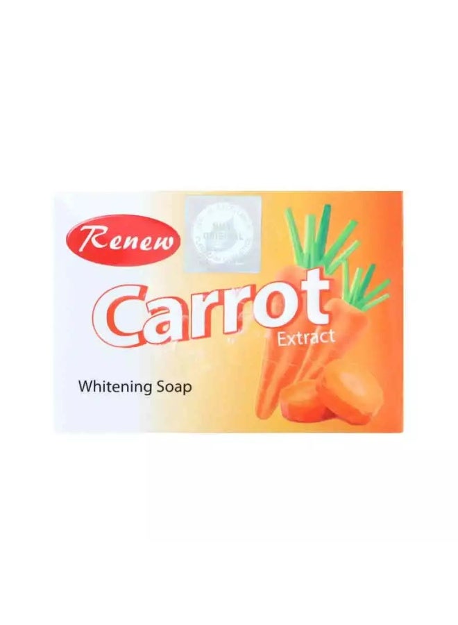 PUREFORM Renew Carrot Extract Whitening Soap for Face and Body- 135 gm - Image 1