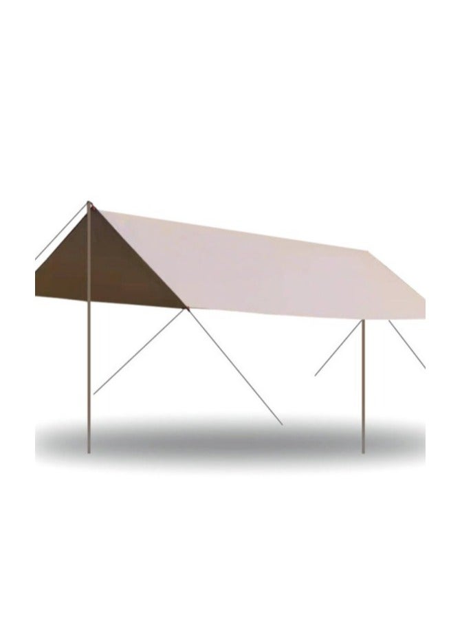 Generic Portable Multi-functional Camping Tarp - Outdoor Sun Rain Shelter with UV Protection for Picnics, Hiking & Backpacking  - Image 2