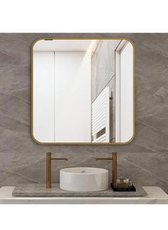 Generic Bathroom Mirror,Full Length Mirror,Wall Mounted Mirror,Makeup Mirror,Dressing Mirror,Frame Mirror for Bathroom Living Room Bedroom (50*50cm)  - Image 1