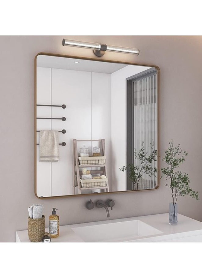 Bathroom Mirror,Full Length Mirror,Wall Mounted Mirror,Makeup Mirror,Dressing Mirror,Frame Mirror for Bathroom Living Room Bedroom (50*50cm)  - Image 2