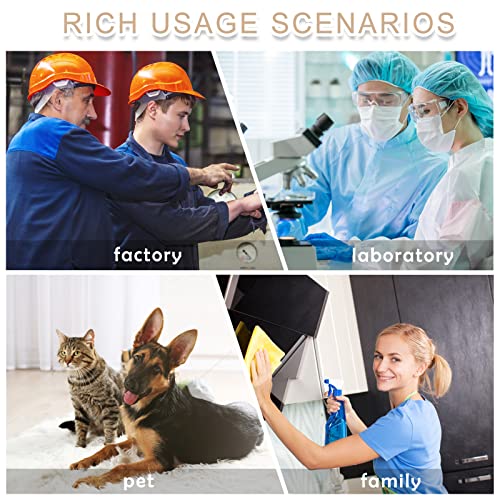 Hoolerry وسادات امتصاص الزيت هوليري، وسادة مجعدة، ملحقات المرآب، حصيرة امتصاص الماء، حصيرة تسرب الزيت لامتصاص وحماية المنزل، المرآب، القبو (100 قطعة، أبيض، 9.8 × 13 بوصة) - Image 4