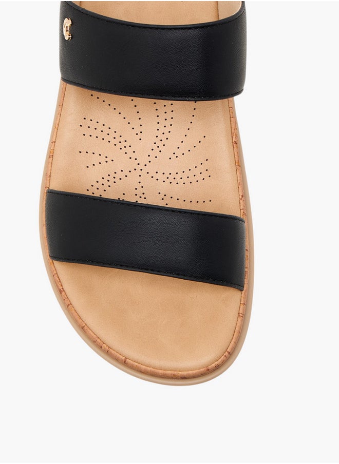 Le Confort Solid Slip-On Sandals  - Image 4