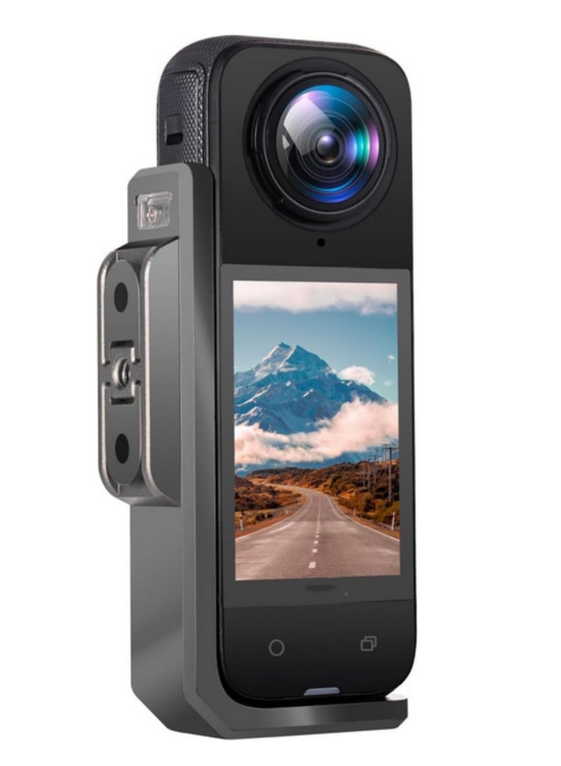 Horizontal Bracket Shooting Adapter For Insta360 X4 1/4 Interface Metal Protection Mount For Insta 360 X4 Camera Accessories Stabilizer Grip Support  - Image 3