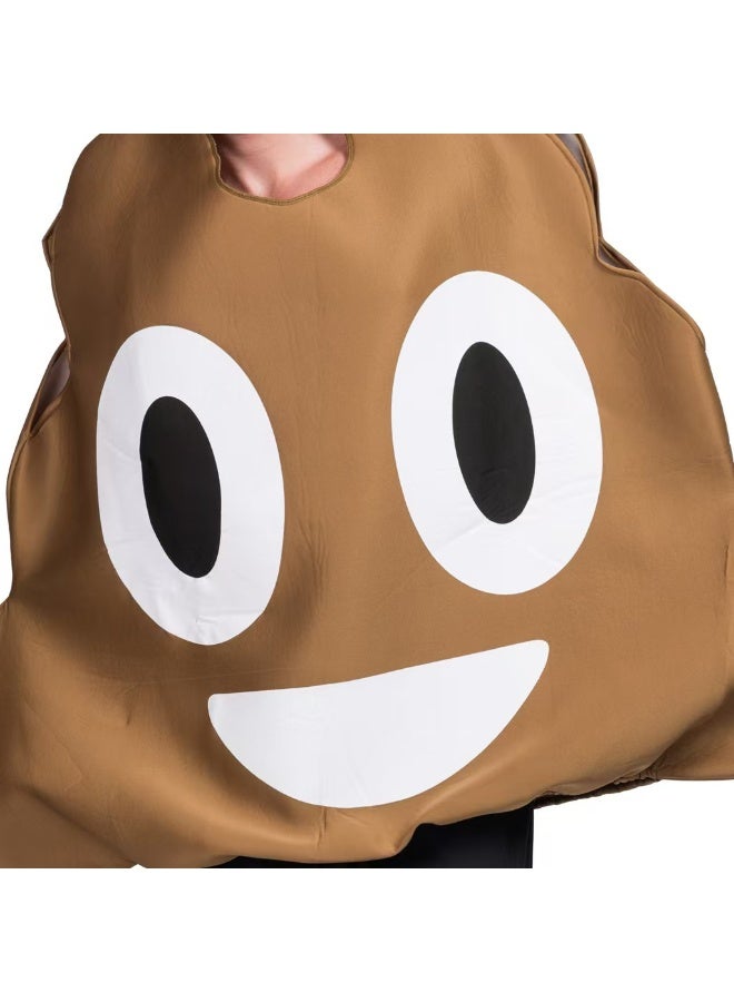 Funny Poop Emoji Costume for Adults, One Size Party Tunic - Image 4