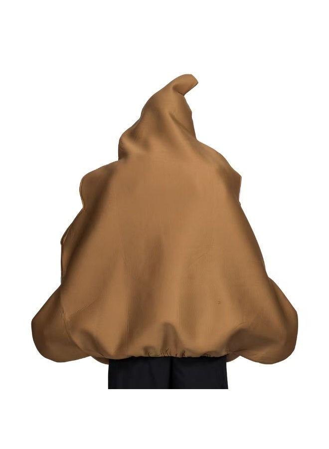 Funny Poop Emoji Costume for Adults, One Size Party Tunic - Image 2