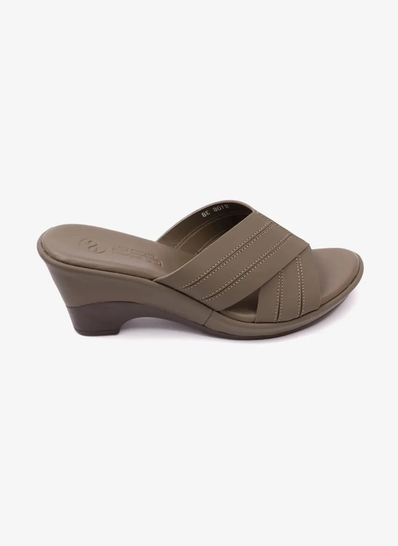 كومفورت بلس COMFORT PLUS WOMENS SANDAL WITH HIGH HEELS TRUFFLE