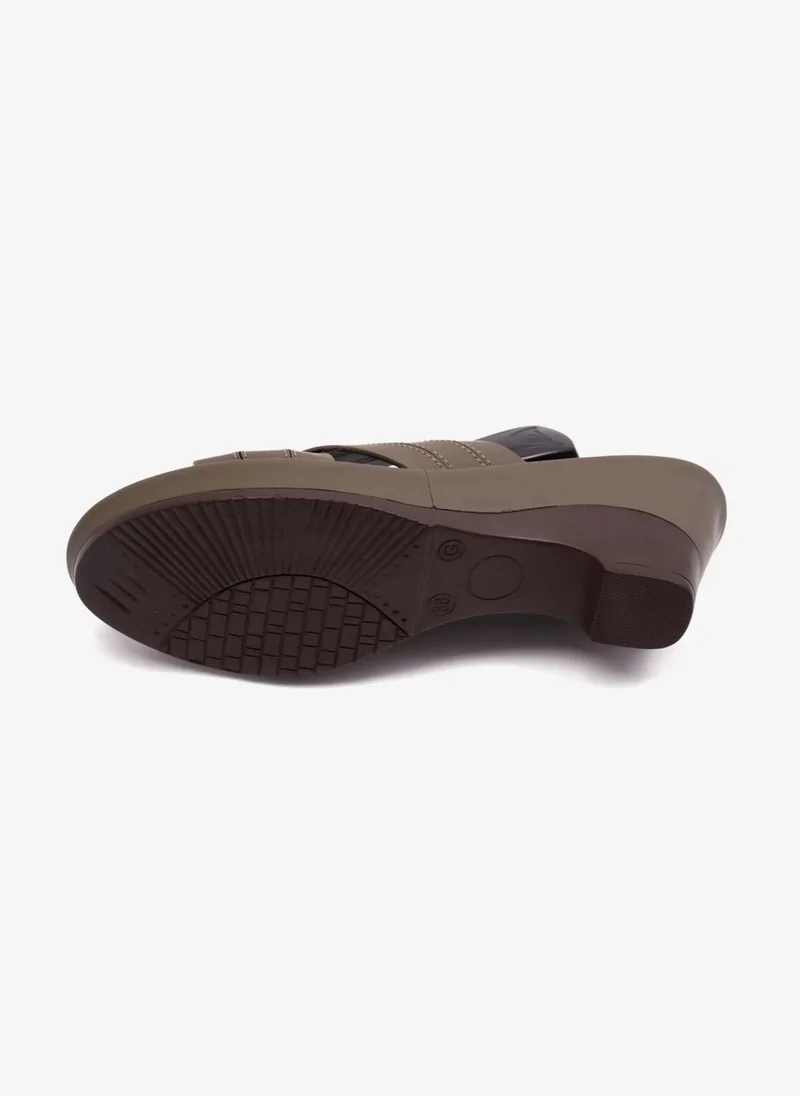 Comfort Plus COMFORT PLUS WOMENS SANDAL WITH HIGH HEELS TRUFFLE