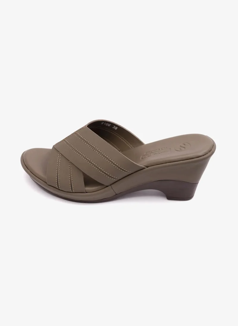 Comfort Plus COMFORT PLUS WOMENS SANDAL WITH HIGH HEELS TRUFFLE