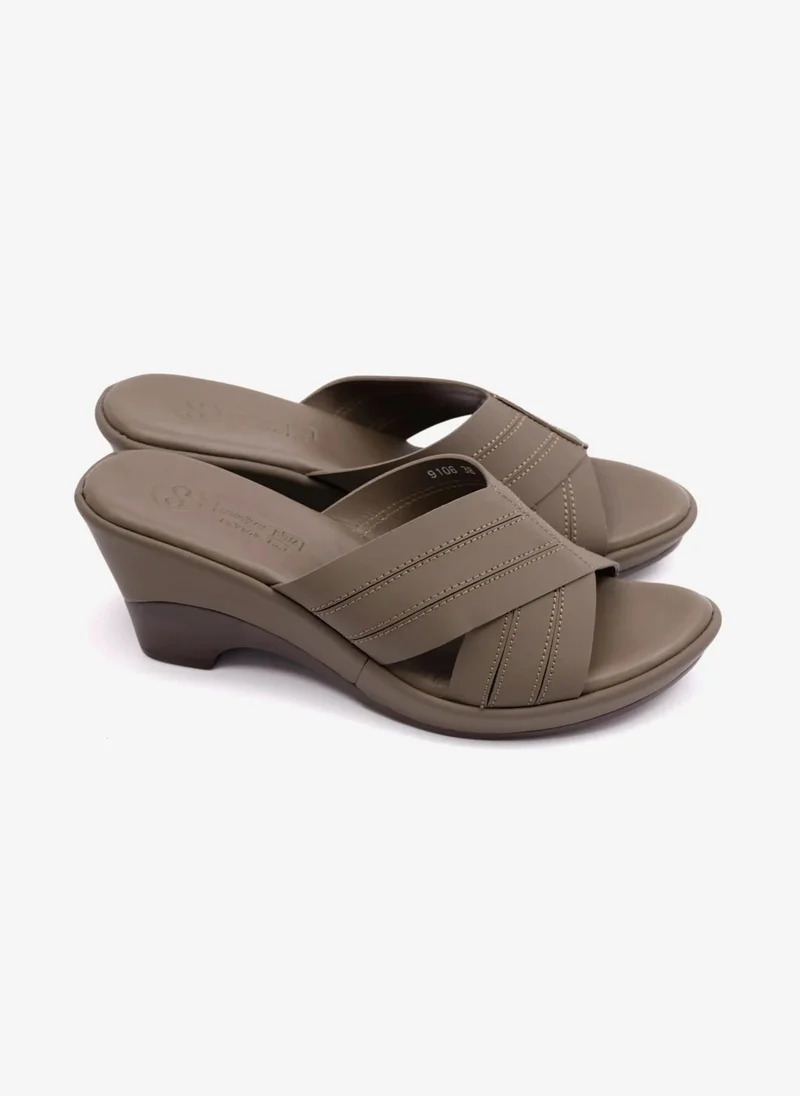 كومفورت بلس COMFORT PLUS WOMENS SANDAL WITH HIGH HEELS TRUFFLE