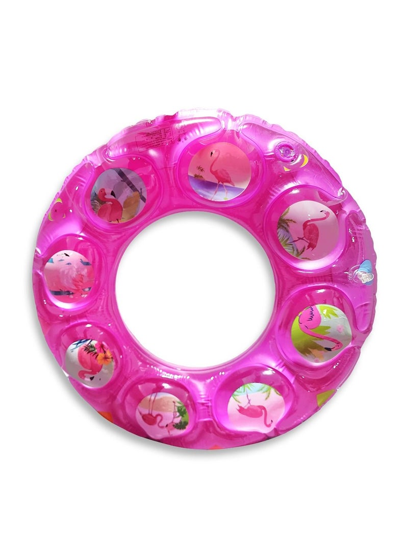 Pink Boat Fun Water Toys medium size "70cm" for Boys and Girls swimming Ring Inflatable Waist Ring Floating  - Image 3