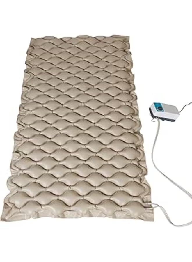Alternating Air Pressure Mattress Pad Medical Egg Crate Mattress Topper for Pressure Sore Prevention Quiet Air Pump System Bed Support for Ulcer Relief Home & Hospital Use - Image 1