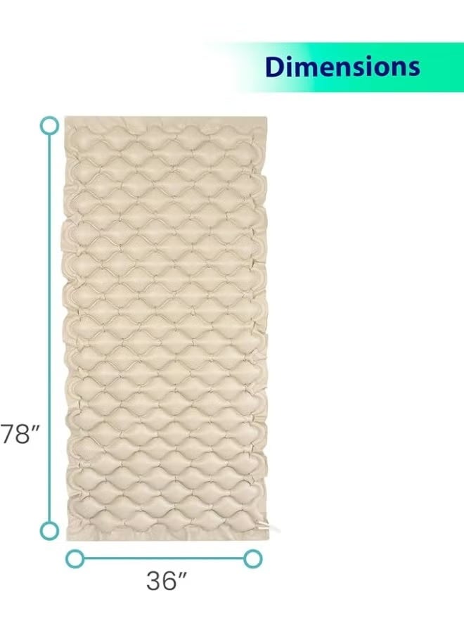 Alternating Air Pressure Mattress Pad Medical Egg Crate Mattress Topper for Pressure Sore Prevention Quiet Air Pump System Bed Support for Ulcer Relief Home & Hospital Use - Image 5
