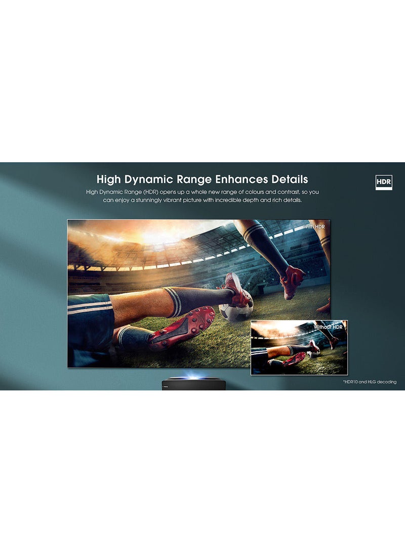 Hisense 100 inch 4K UHD+HDR Smart Laser Ambient Light TV 100L5  (Brand New) 100L5 Black - Image 3