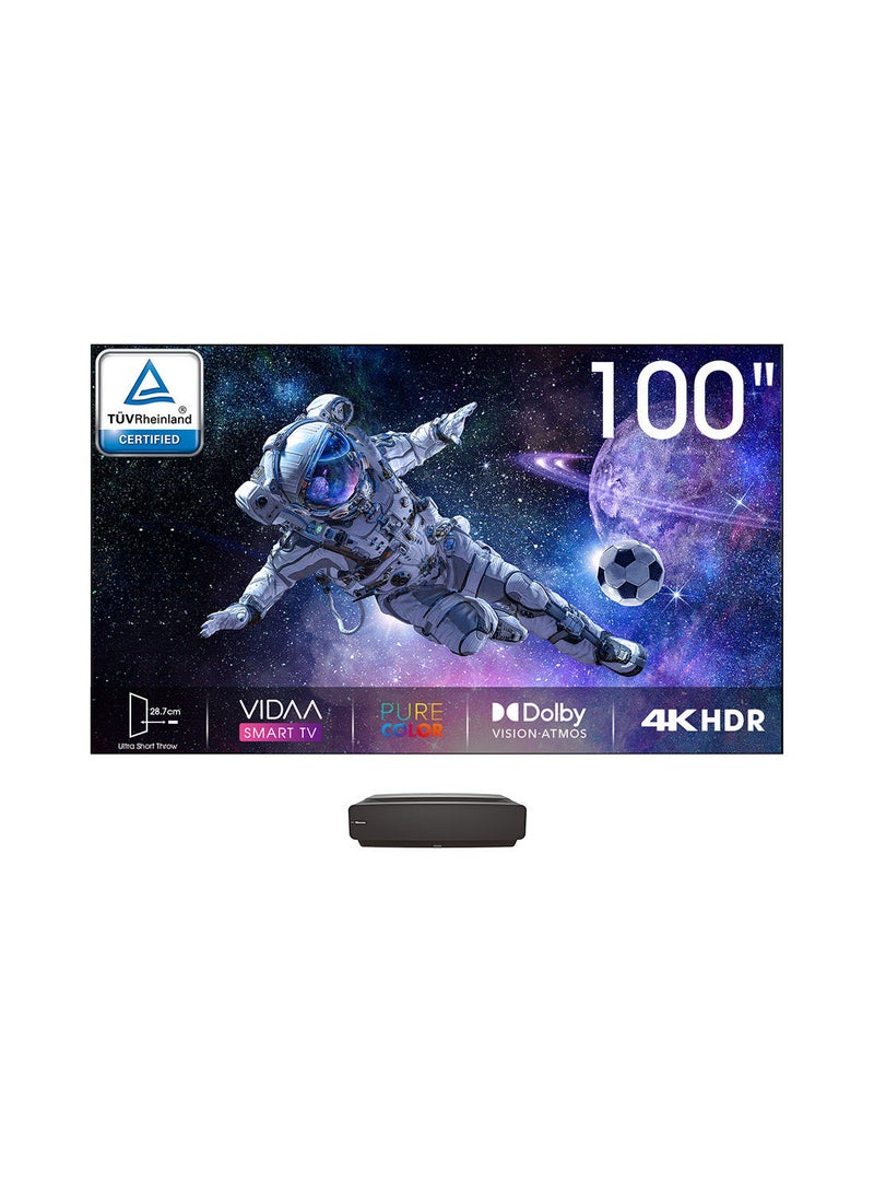 Hisense 100 inch 4K UHD+HDR Smart Laser Ambient Light TV 100L5  (Brand New) 100L5 Black - Image 1