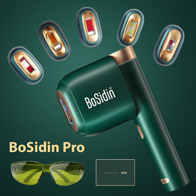 BoSidin Pro Advanced IPL Hair Removal Device for both Men and Women | 20J Max Energy, 41°F Dynamic Cooling Technology, 6 Multifunctional Modes, FDA-Cleared Long-Lasting Hair Reduction for Face, Body, & Sensitive Zones - Image 1