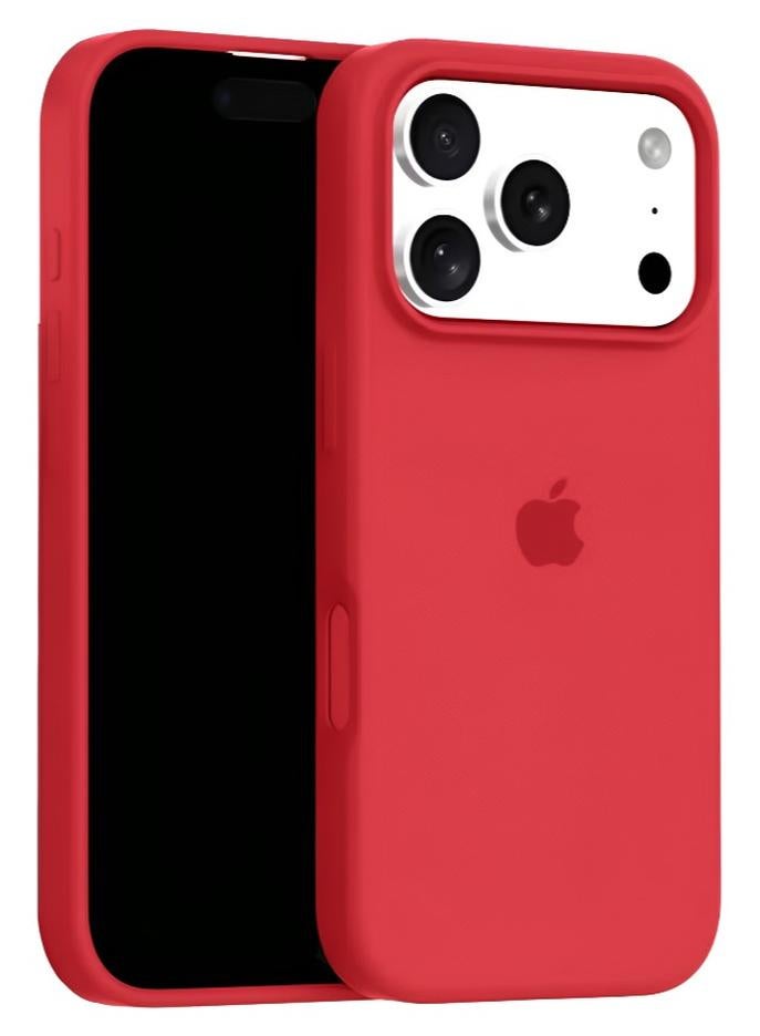 iPhone 17 Pro Max Case Liquid Silicone Silky Soft Touch Cover iPhone 17 Pro Max Full-Body Protection Anti-Scratch Shockproof Phone Case For iPhone 17 Pro Max 6.9-Inch - Image 1