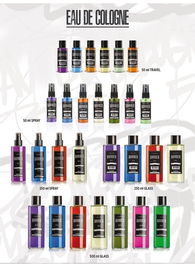 باربر مرمرة كولونيا الحلاق مرمرة - الخيار الأفضل للحلاقين العصريين وعشاق الحلاقة التقليديين (رقم 1 أرجواني، 500 مل × 1 زجاجة) - Image 4