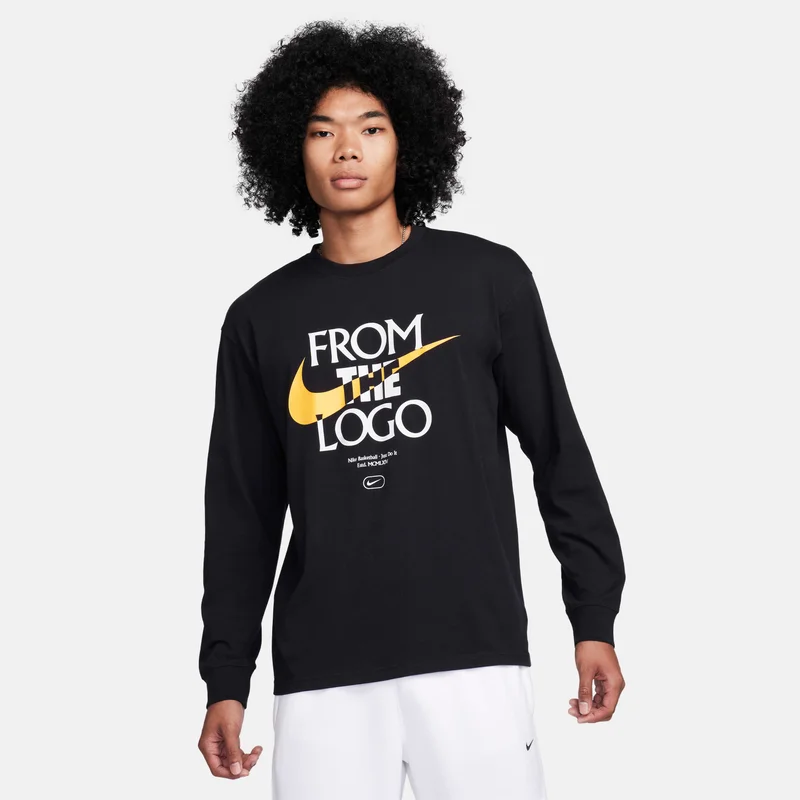 Nike Men's Max90 Long-Sleeve Basketball T-Shirt