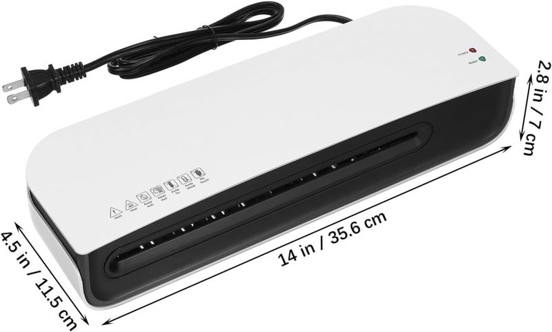 Fast Warm-up Thermal Laminator with Corner Rounder Compact Photo Film Laminating Machine for Home Office Portable Personal Laminator for Documents and Artwork US Plug - Image 2