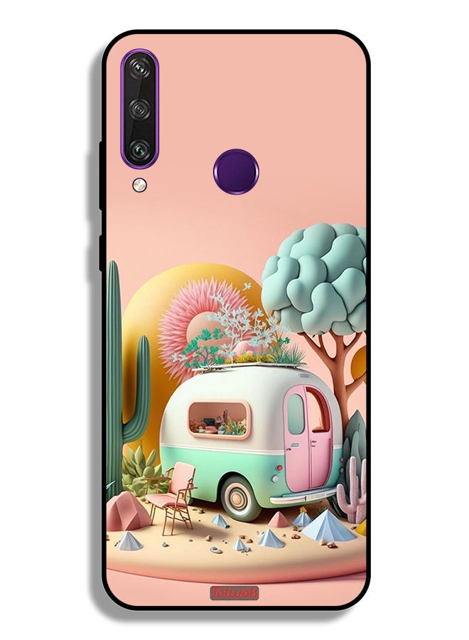 Tolwak Huawei Y6p Protective Case Cover Senercy Art - Image 2