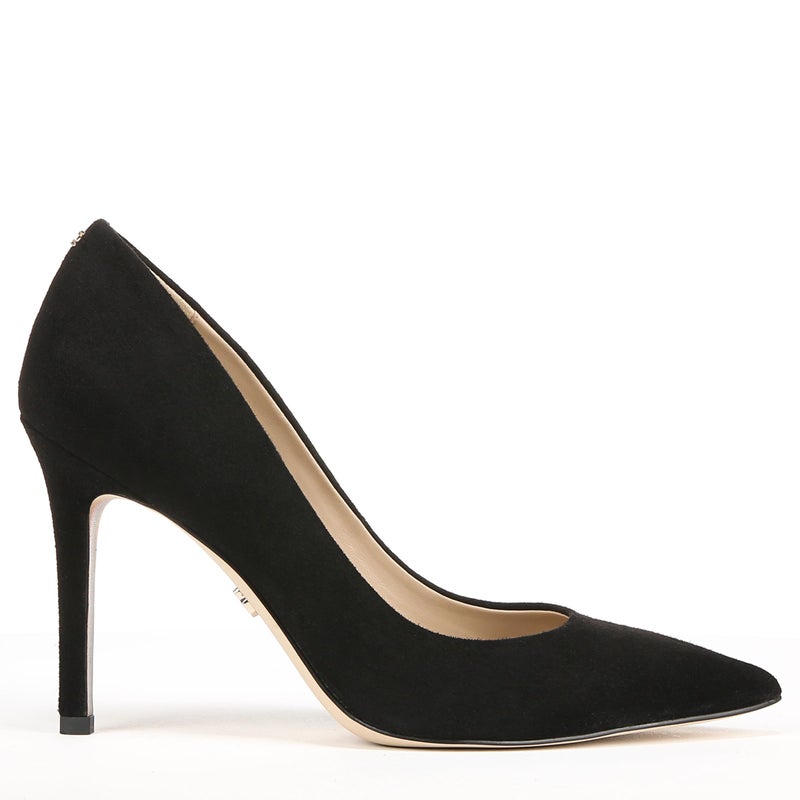 Sam Edelman Women's Hazel Pump, Black Suede, 5 Medium US - Image 4