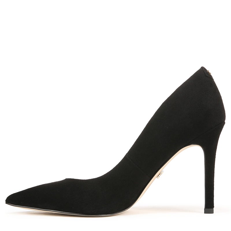 Sam Edelman Women's Hazel Pump, Black Suede, 5 Medium US - Image 3