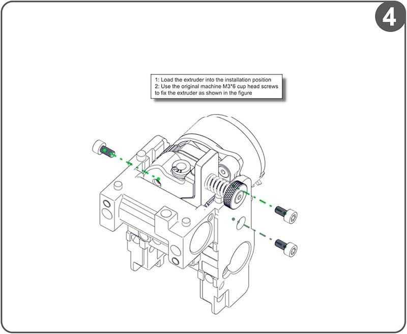 K1C Series Double Gear Extruder High Temperature Motor Enhances Printing Efficiency - Image 4