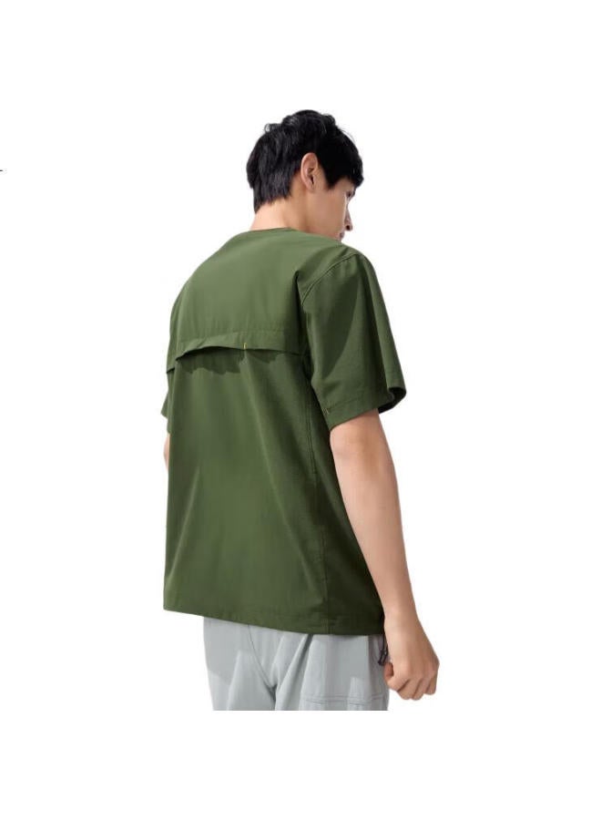 Beneunder Men'S Short Sleeve T-Shirt Outdoor Lightweight Cool Breathable Father'S Day Gift Cc143 Twilight Black Xl - Image 1