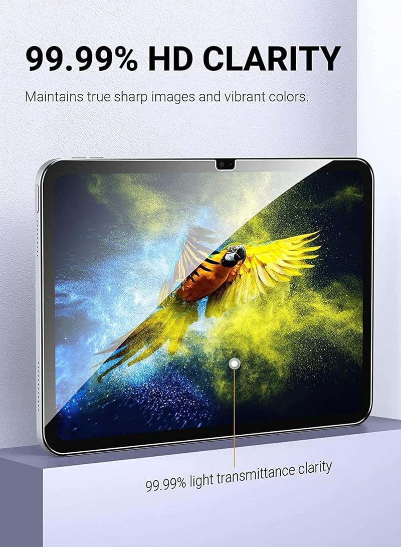 Wtech Apple iPad 2025 (11th Generation) A16 10.9 inch WTech Premium Series Curved Edges Full Cover Tempered Glass Screen Protector 2 Pack - Clear - Image 3