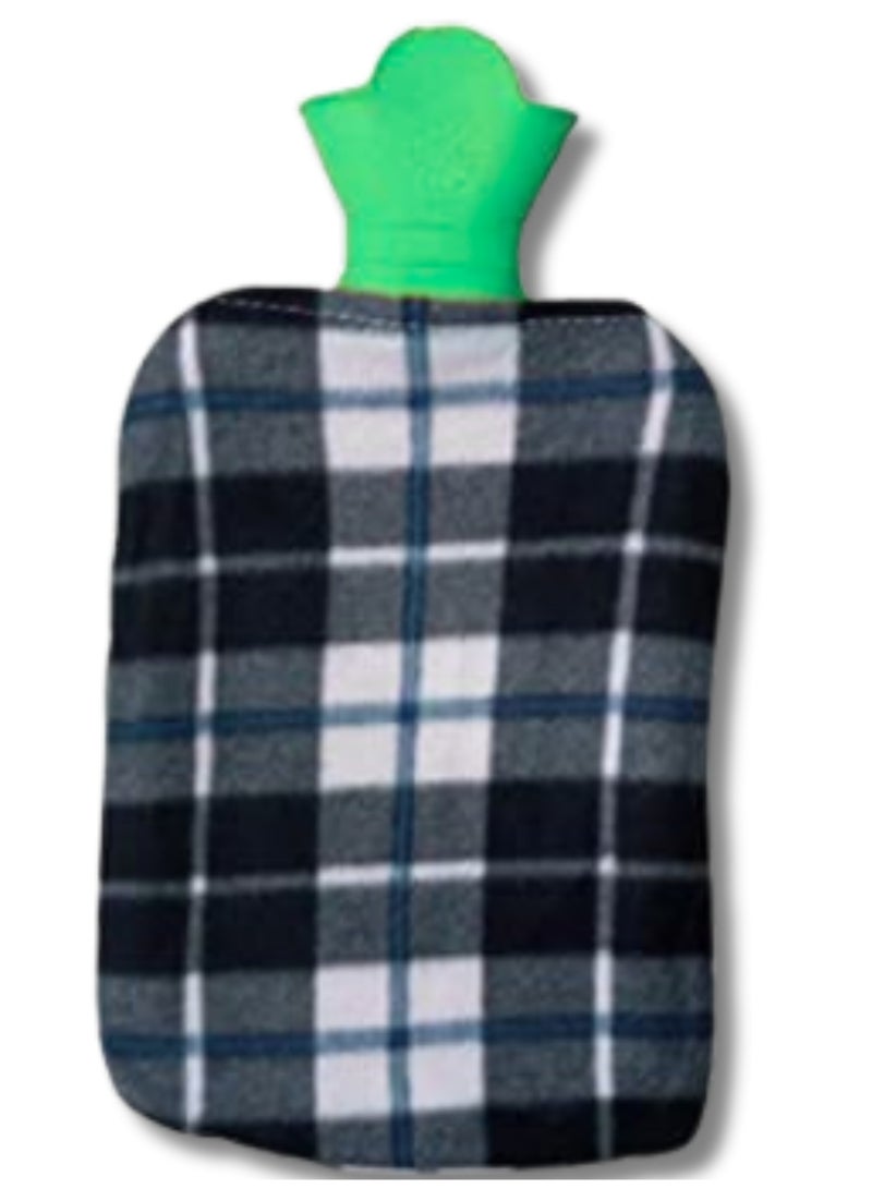 Hot Rubber Water Bag with Colored Protection Cloth Cover - Multicolor - Image 1